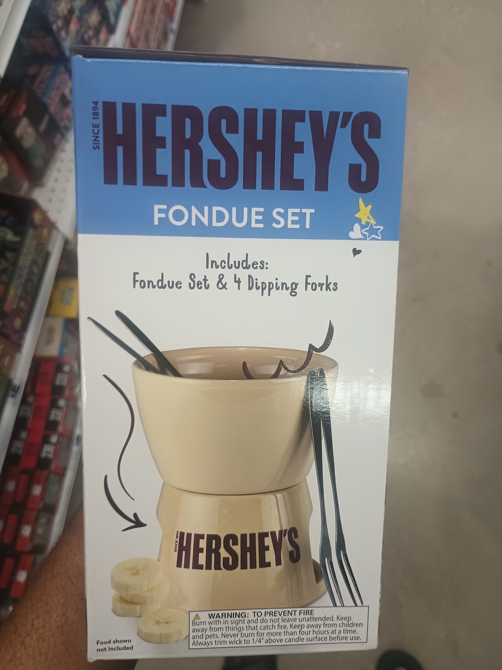 Cream Ceramic Fondue Set - Beige